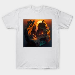 My small worlds : sunset cliffs T-Shirt